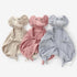 Organic Elephant Lovey, Muslin Security Blankets for Babies, Stuffed Animal Snuggle Toy Gift for Boys and Girls (Pink)