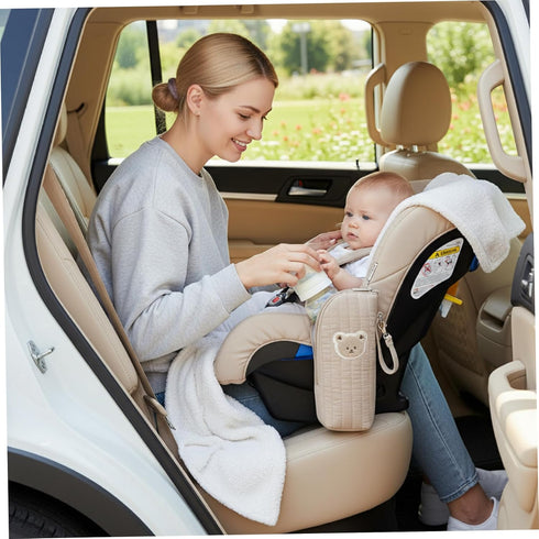 TusaMer Insulated Baby Bottle Bag Portable Baby Bottle Carrier for Stroller Travel and Daycare Insulated Bag Temp