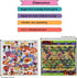 TGC 2-in-1 Board Games for Kids, Ages 5+, 20x20 Inch Folding Board for 2-4 Players, Fun Family Game Nights & Travel