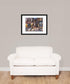 18x24 (1-Pack) MCS Puzzle Frame for Finished Puzzles, Black Vertical & Horizontal Wall-Mounted Large Picture Display