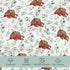 Changing Pad Cover for Baby Girl Boy, Highland Cow Eucalyptus Leaf, Soft Stretchy Safe Snug Fitted Diaper Change Table