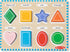 Melissa & Doug Wooden Chunky Shapes Puzzle (8 pcs) - FSC Certified