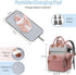 SHITIESHOU Backpack 19 Diaper Bag Baby Bag for Mom Dad with Changing Pad, Pockets, Large Waterproof Travel Baby Girl