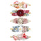 Cinaci 5 Pack Delicate Floral Nylon Headbands, Hair Bands Accessories for Baby Girls, Newborns, Infants, Toddlers, Kids