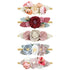 Cinaci 5 Pack Delicate Floral Nylon Headbands, Hair Bands Accessories for Baby Girls, Newborns, Infants, Toddlers, Kids