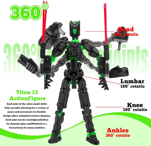 PkghoKids T13 FigureT13 13 3D 13 8 Inch) Assembly Completed Action mision figuras originales Printed Toys Nova Action
