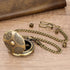 Mini DND Dice Set: 7pcs Polyhedral Metal Dice with Bronze Steampunk Gear Pocket Watch Case