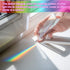 Coitak 6 Inch Optical Glass Triangular Prism, Crystal Tool for Teaching Light Spectrum Physics and Photography