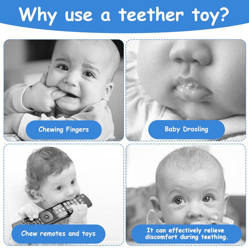 Aolso 2PCS 2PCS 3+ Months,Frozen Silicone Baby Teething Toys, Game Controller Teething Toys and Phone Teething Toys