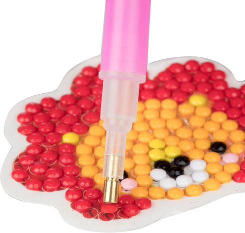 Buddies-20 Packaged, Packs Kid's Birthday Party Diamond Gem Painting Craft Favor Kits- Zoo Individually All-in-One