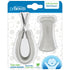 Dr. Brown's Safe Squeeze Nail Scissors with Rounded Blade Tip and 100%