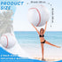 Meooeck 2 Pcs Giant Inflatable Beach Balls 40 Inch Large Baseball PVC Blow Up Float Toys for Summer Pool Party Games