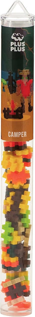 PLUS PLUS Camper - Construction Building STEM/STEAM Toy - 70 Piece Mini Maker Tube