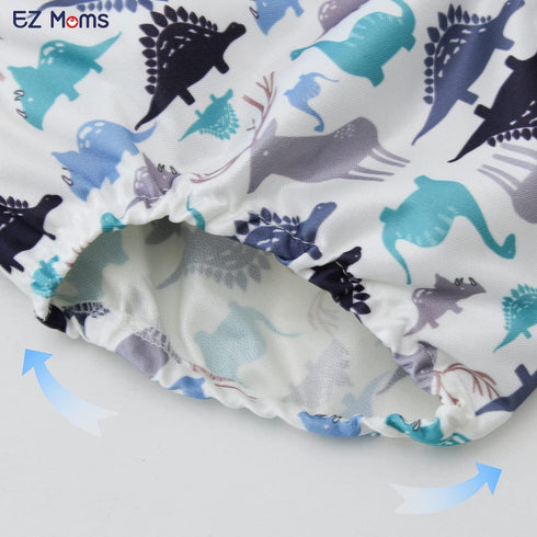 10 Pack 2T EZ Moms Cloth Diaper Cover for Boys Reusable Rubber Pants for Toddlers Plastic Diaper Covers for Toddlers