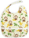 IHCVHQX Baby Feeding Bibs for Boys Girls Cartoon Monkeys Toddler Infant Bandana Drool