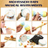 1-3 Set MINIARTIS Toddler Musical Instruments - Montessori Wooden Musical Toys for Toddlers | Modern Boho Baby Drum