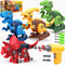 BAODLON Dinosaur Toys for Boys Age 3-7, Take Apart Building Toy with Electric Drill, Educational STEM Gift
