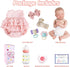 Aori Lifelike Reborn Doll, Realistic 20 Inch Sleeping Newborn Baby Girl, Poseable Limbs with Feeding Kit