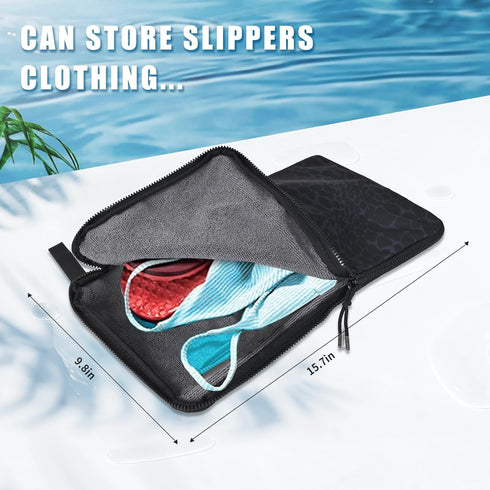 Wet Bag, Wet Dry Bag, Wet bag for swimsuit,Travel, Beach, Pool, Diapers, Dirty Yoga Gym Clothes, Waterproof Embedded