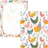 KICPOAY 52x28 Chick Happy Easter Toddler Bed Crib Sheets Baby Crib Sheets Cover for Soft Mini Crib Mattress