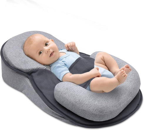 MINGXUSMGS Baby Feeding Support Wedge Pillow, Infant Nursing Cushion with Gentle Incline for