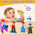 Kids-15pcs,3Community Set 3 4 5 6 7+,Creative Pack Large Magnetic People Figures for Helpers Toys People Perfect