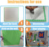 8 Pack Peel and Stick Baseplates - Stickers Baseplates Compatible with All Major Brands (10 inch x 10 inch, 8 Green)