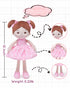(12''), 1 LeyaDoll Soft Baby Doll Toys My First Baby Rag Doll for Year-Old Girl Birthday Gift, Christmas Plush Toys
