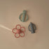 Mushie Silicone Robot Rattle & Teether Toy for Babies