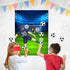 ELECLAND Pin The Soccer Game for Kids - Pin The Soccer on The Goal with Stickers, Football Party Games for Classroom