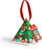 Mudpuppy Reindeer Snow Globe – 48 Piece Pyramid Shaped Puzzle Ornament with Colorful Illustration of Reindeers