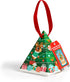 Mudpuppy Reindeer Snow Globe – 48 Piece Pyramid Shaped Puzzle Ornament with Colorful Illustration of Reindeers