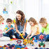 TOMYOU 400 Pieces Building Blocks Kids STEM Toys, Educational Interlocking Solid Plastic Sets for Ages 3+