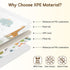 79x71 Tummy Foldable Baby Play Mat for Floor, PIGLOG Extra Large Crawiling Play Mat for Babies, Waterproof & Portable