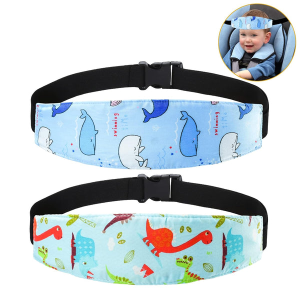 Xthuge Baby Carseat Head Support,Car seat Straps Pillow Support Ban,Stroller Neck Relief Strap