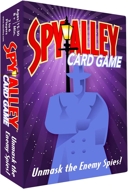 SPY ALLEY CARD GAME: SECRET INTRIGUE for Kids and Adults Ages 8+, Reimagined Spy Game for 2-6 Players