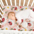 KJIZMO 28 52 inches Ladybugs and Daisies Fitted Crib Sheets Soft Crib Sheet Fits Standard Crib & Toddler Bed Mattress