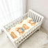 CZXW 52" 28" Cute Bears with Bows Crib Sheets Fitted x Natural Cotton Soft & Breathable for Baby Crib Mattress