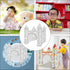 1 Set 3D EXCEART Colorizing Castle Paper Fairy Tale Castle Paintable Cardboard Castle Kids Art Craft Supplies