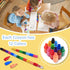 24 Pieces Stacking Crayons, Colorful Stackable Crayons for Kids Writing, Drawing, Coloring, Office School Supplies