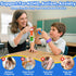 PuraEase 6PC Textured Slap Bracelets - Silicone Sensory Fidget Toys for Kids, Teens & Adults - Calming Tools