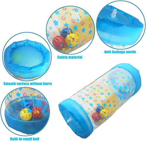 Fidget Toys for Baby Crawling, Fitness Toys to Exercise Hearing and Touch, Baby Toys for 6 Months to 3 Year Olds (Blue)