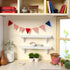 YuanHolumid 2Pcs Accessories,1:12 White Dollhouse Wall Shelf,Doll House Storage Wall Shelf for Kitchen Scene Dollhouse