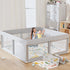 Hiaksedt Baby Playpen with Mat Small Playpen for Babies and Toddlers 50