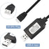 MEIRIYFA 7.4V 1A Lipo Battery USB Charger Cable Wire XH-3P 2S USB Charger Cable Connector Plug and LED Indicator Light for RC Car Rock Crawler FPV Drone (2 Pack)