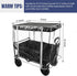 LOSCHEN Wagon Rain Wind Cover for Outdoor Garden Camping Picnic Wagon Stroller Waterproof,Folding Trolley Cart