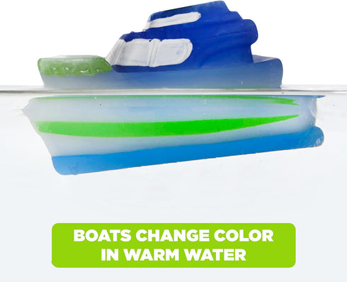 12 Pack Color Changing Boat Bath Squirters - of Fun Bath Toys
