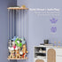 Corner Stuffed Animal Storage Zoo Adjustable Natural Solid Wood Toy Organizer & Teddy Bear Holder Large Wall Plushie