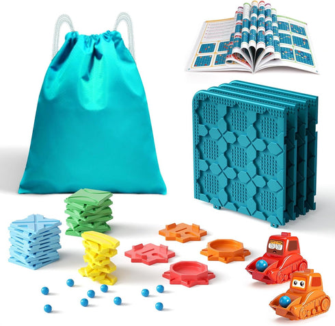 Large Size Kids Toys STEM Board Games - Educational Brain Teasers Puzzles, Preschool Learning Montessori Maze Gifts Age