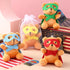 18 4" Silipull Pcs Hero Party Favor Stuffed Animal Bears Small Bear Plush Toys Plush Bears with Eye Mask Cape for Party